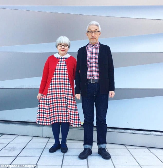 Japanese man and woman who wear matching outfits EVERY day