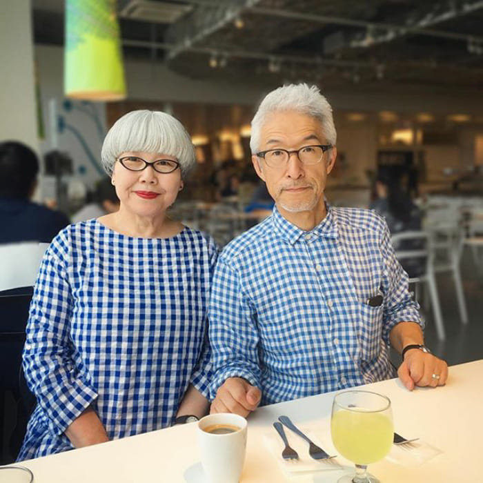 Japanese man and woman who wear matching outfits EVERY day