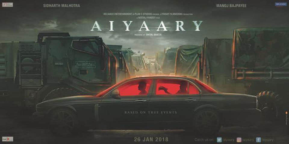 sidharth malhotra and manoj bajpayee film aiyaary first look release