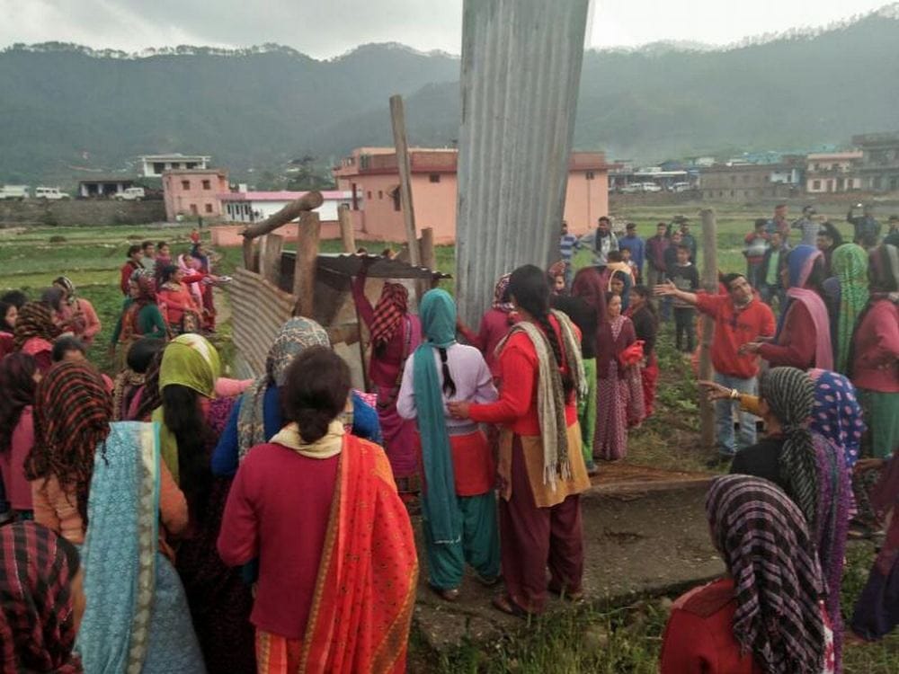Womens reached to liquor shops