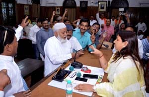 Vande Mataram in the municipal corporation after the ruckus