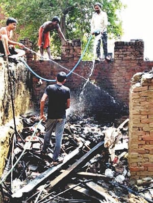 fire attack house