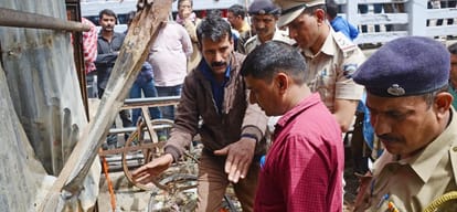 Man burnt alive as fire breaks out in Shops mandi himachal pradesh