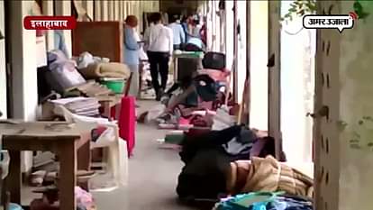 Hostel rooms are vacated by the administration in Allahabad