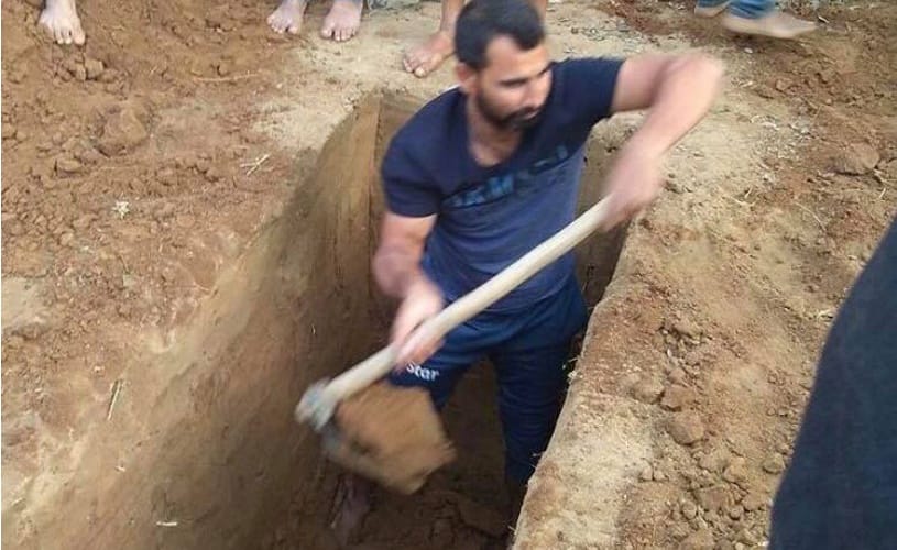 Mohammed Shami posts SHOCKING picture of digging his father’s grave on Facebook