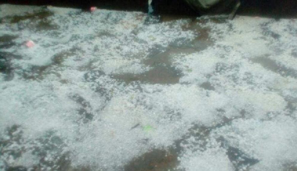   Hailstorm in uttarakhand
