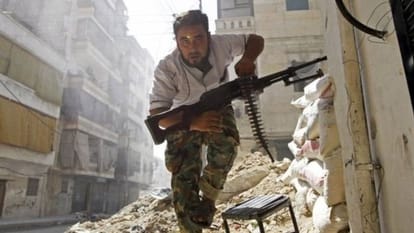 Syria is burning in the fire of war