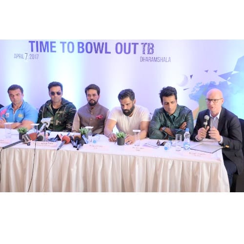 T20 match between bollywood actors and MP's in hpca stadium dharamshala