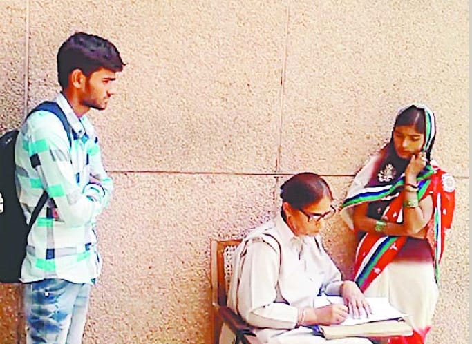 Deepak's family left the village