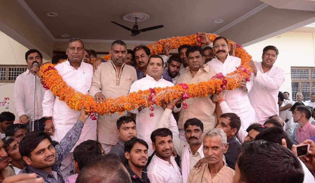 Welcome to SP district chief Ashish Yadav