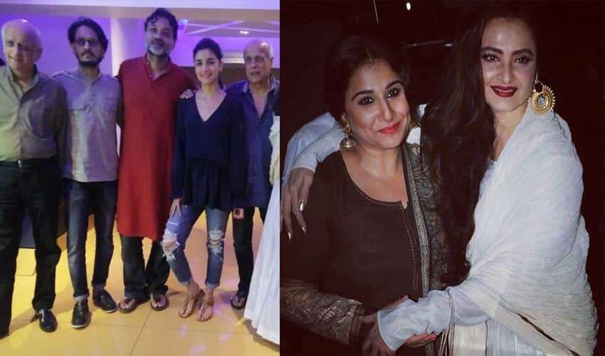 Vidya Balan Host A Special Screening Of Her Film 'Begum Jaan', Alia, Rekha Spotted