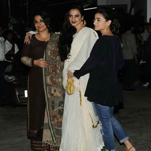 Vidya Balan Host A Special Screening Of Her Film 'Begum Jaan', Alia, Rekha Spotted