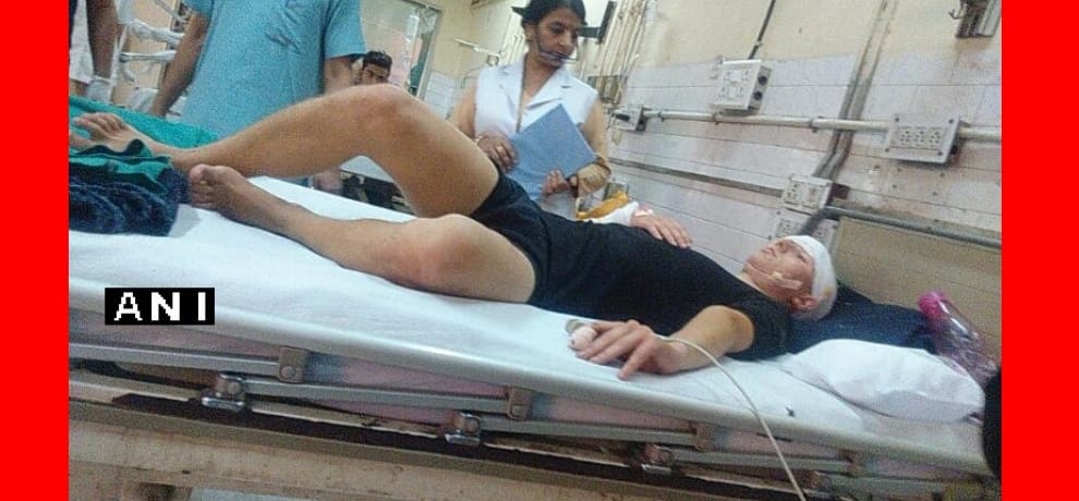 19 year old German national Benjamin Scolt attacked with a sharp weapon in Delhi's Geeta Colony