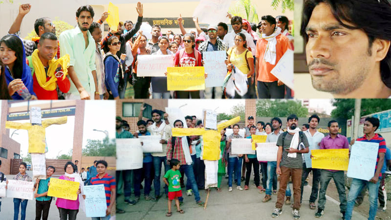 movement of students in mahatma gandhi international hindi university