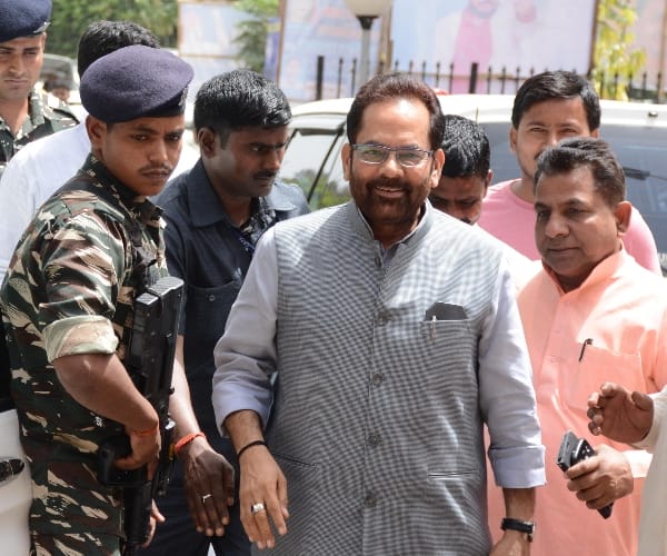  mukhtar abbas naqvi on development for minorities.