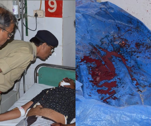 one died in shootout in sitapur.