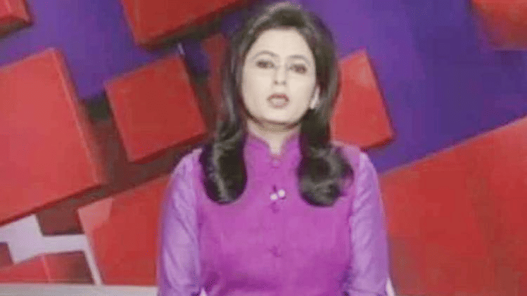 when news anchor read breaking news of her husband demise in chhattisgarh