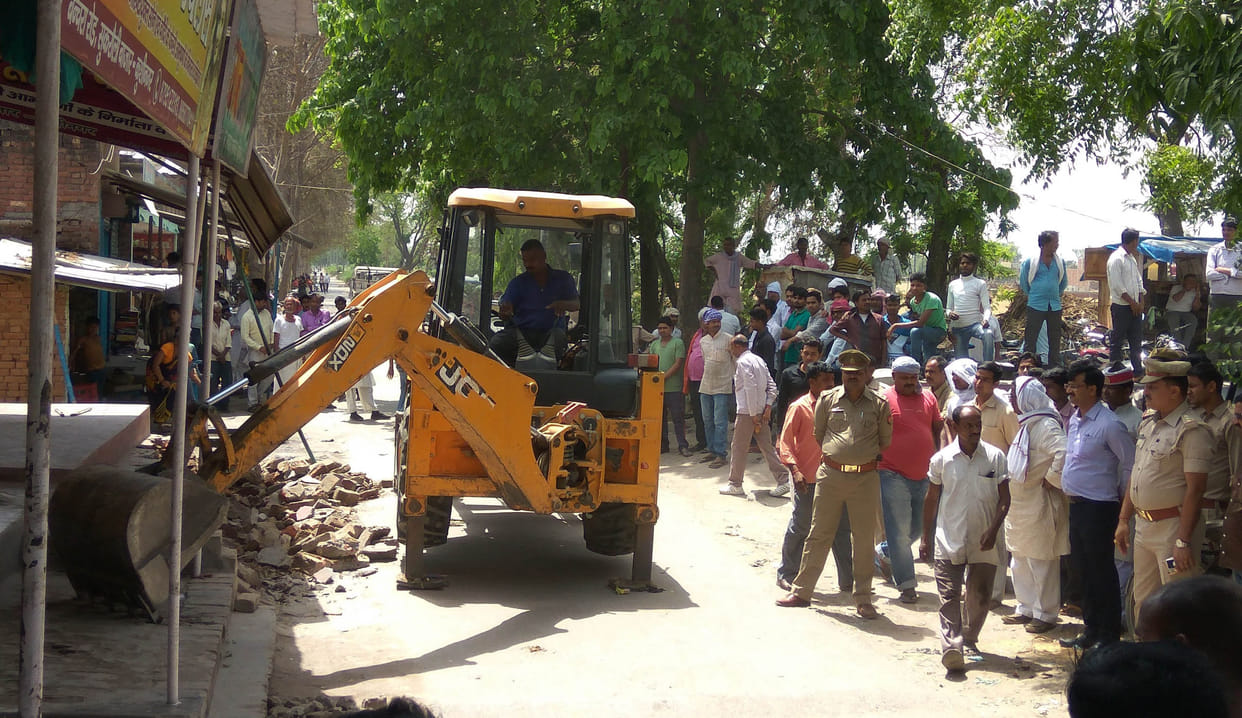 Administration removed encroachment from market