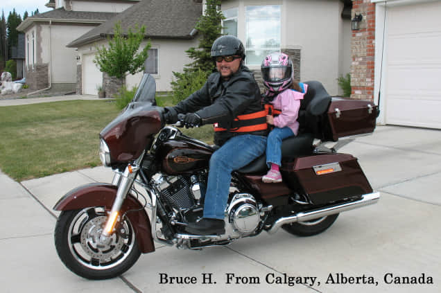 Be careful while your little babies are with you on your bike