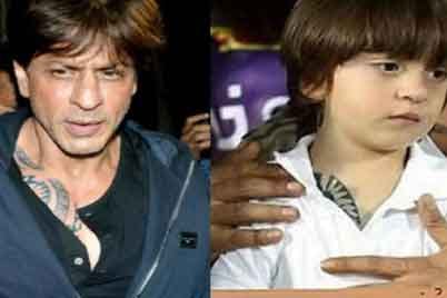 Abram shahrukh spotted with same tattoo during IPL
