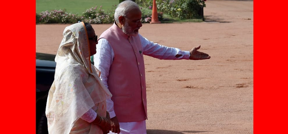 Narendra Modi Meets Sheikh Hasina signed 22 MoUs