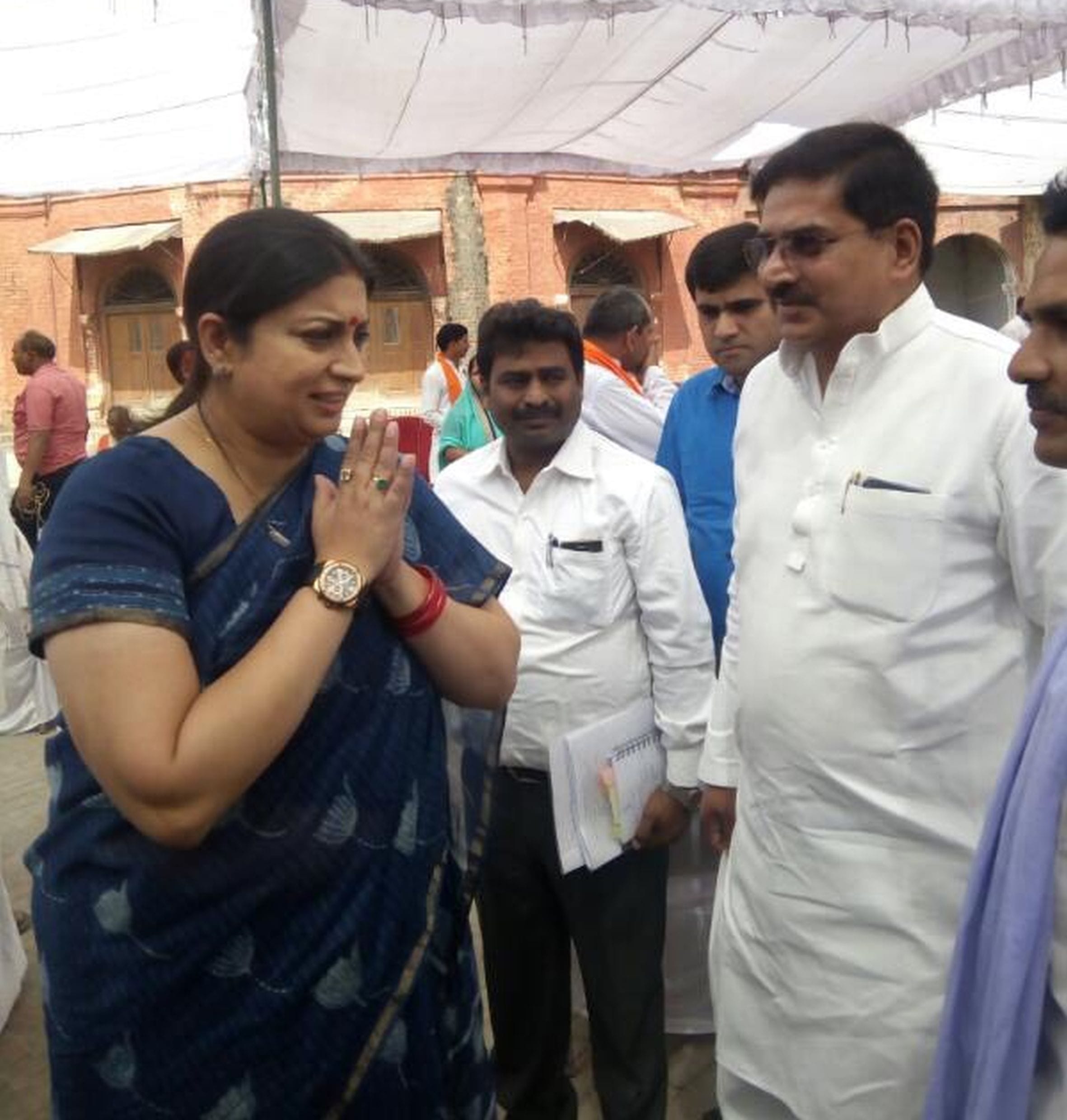 minister smriti irani two days amethi visit