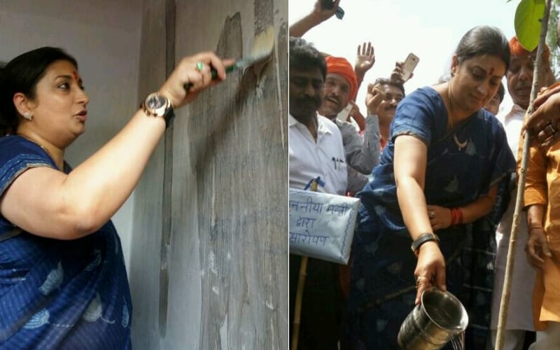 minister smriti irani two days amethi visit