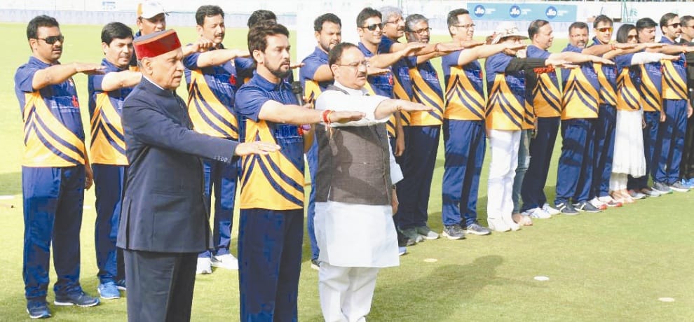Health minister jp nadda in TB free india Summit at Dharamshala