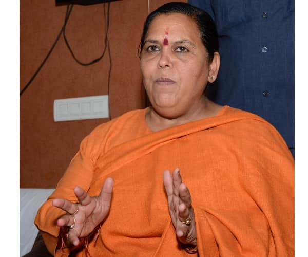 केंद्रीय जल संसाधन मंत्री उमा भारती 