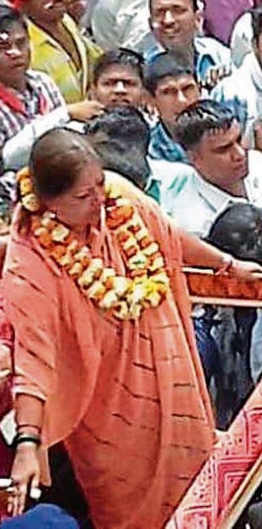  vasundhara raje did road show in jodhpur