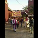 पाम संडे पर मसीह समाज ने निकाला जूलूस