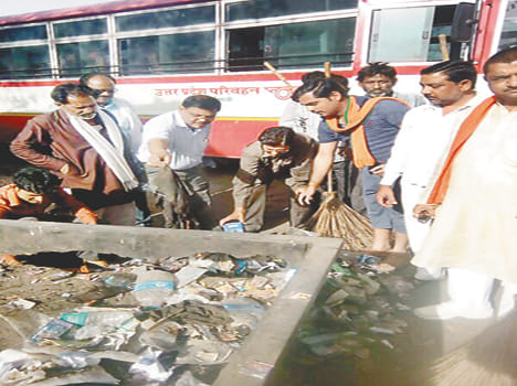 BJP's cleanliness sweeps