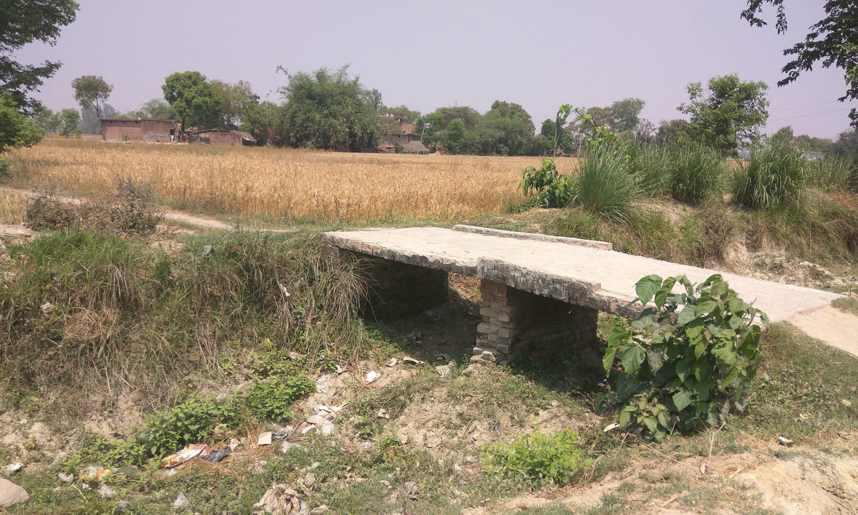 Treatment of damaged bridging accident