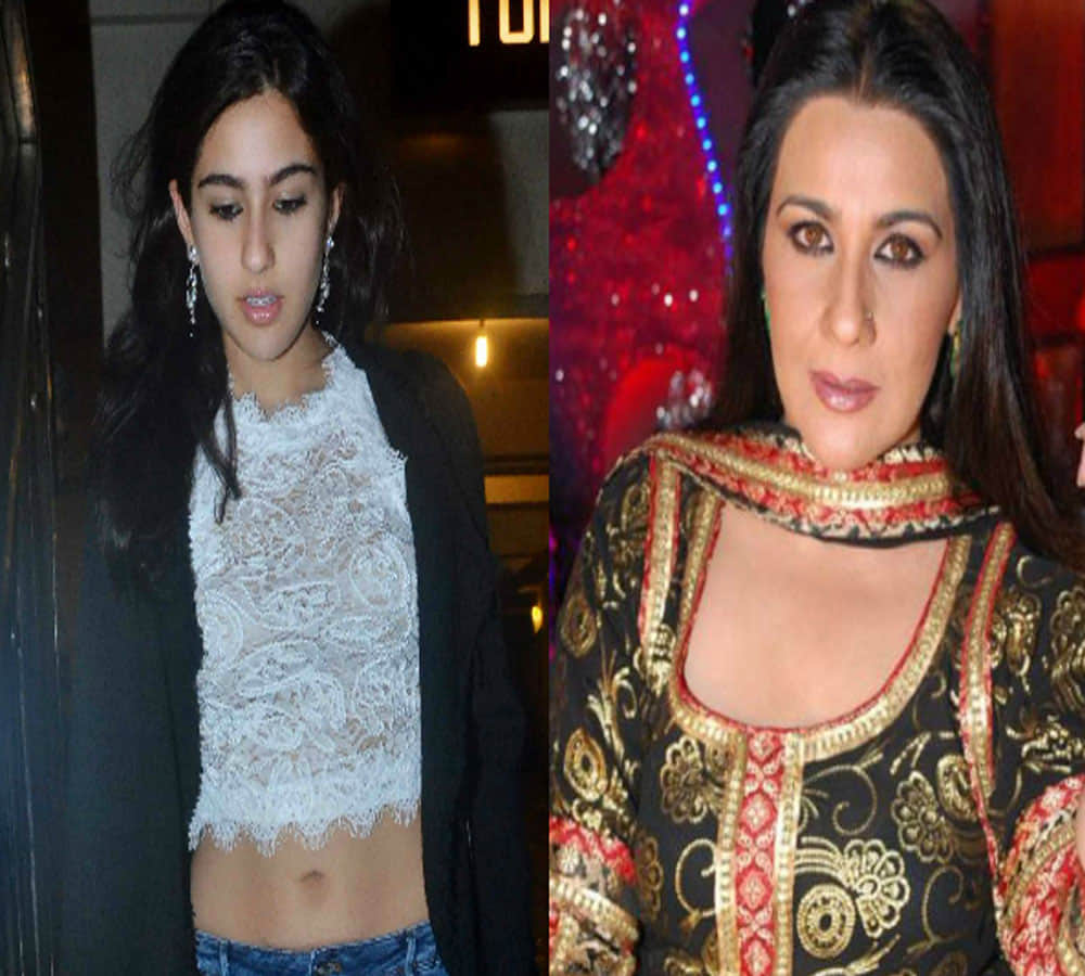 Amrita Singh, ex wife of Saif Ali Khan puts a ban on daughter Sara wearing bikini in SOTY 2