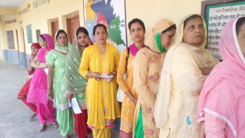 58 Percent voting in Bhoranj By Election in Hamirpur.