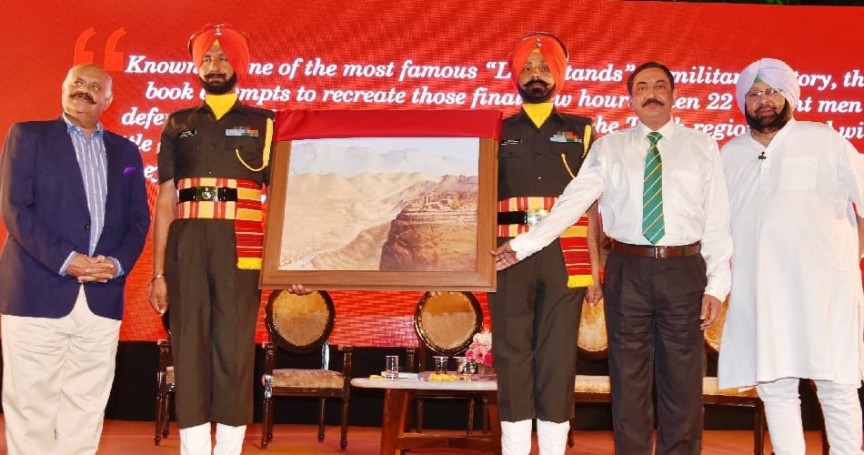 captain amrinder singh book on saragarhi war released