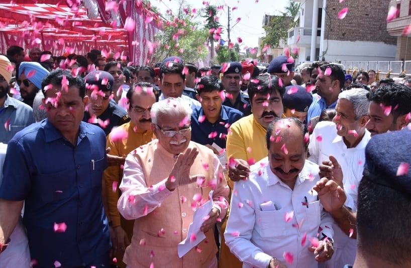 CM haryan sirsa, CM Manoharlal, sirsa 