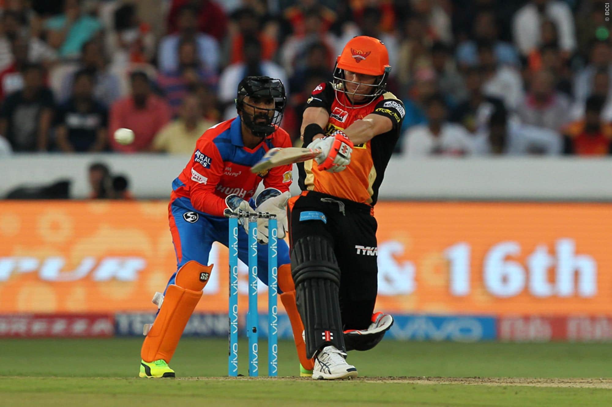 David warner become highest  half century maker IN IPL history 
