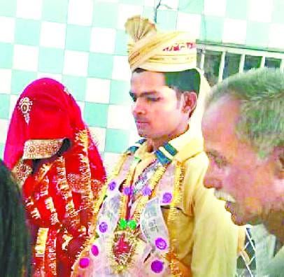 Eight days later, the bride has gone home clean