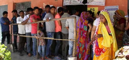 47 percent voting in rajauri garden by election