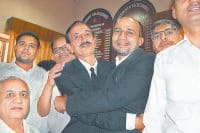 Jasbeer Kundu, head, decorating, crown, Bar association, jind