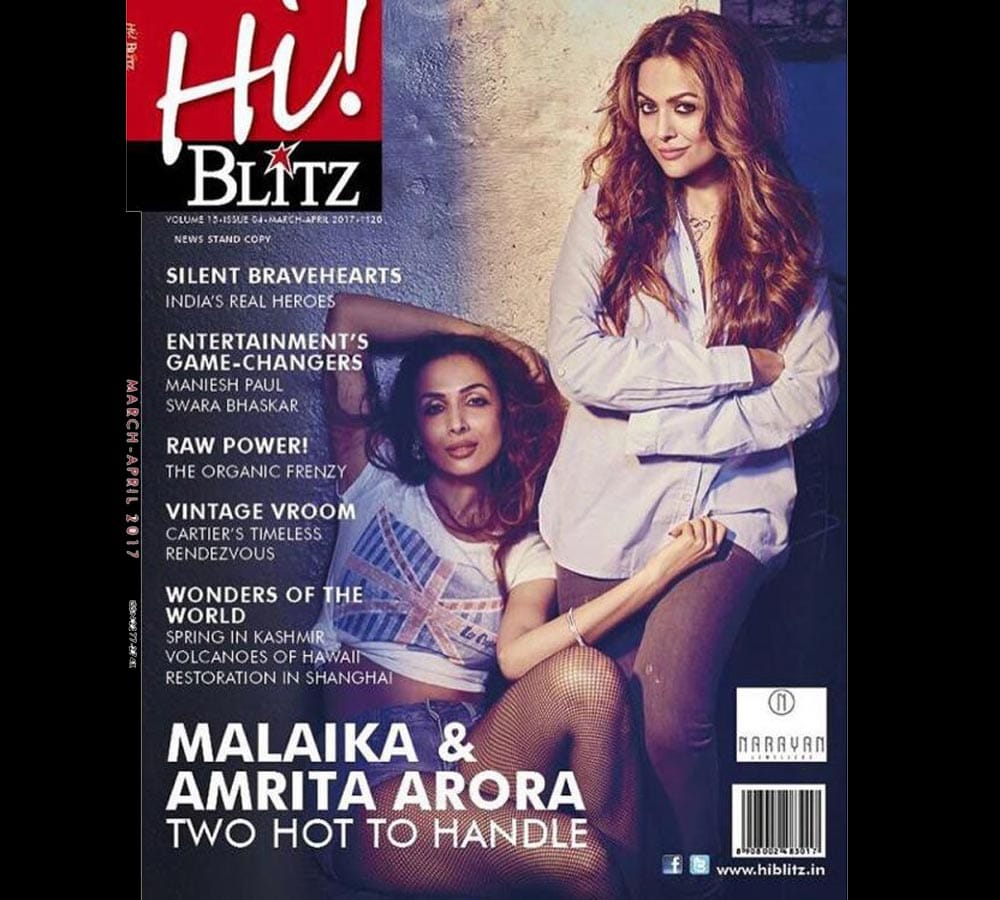 malaika arora and amrita arora photoshoot for high blitz magazine
