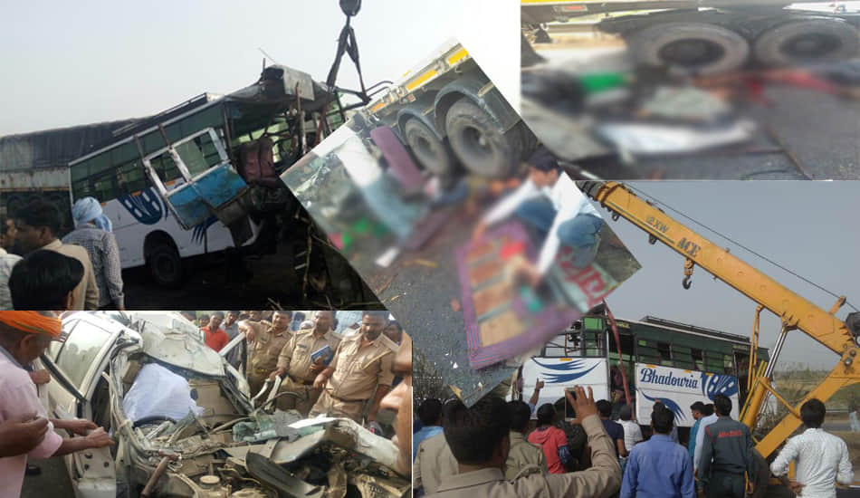 8 dead in bus accident at kanpur