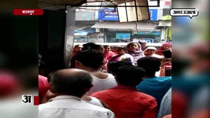 ANOTHER WINE SHOP DESTROYED BY WOMENS IN KANPUR