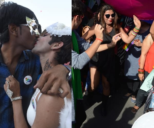march of homosexual in Lucknow.