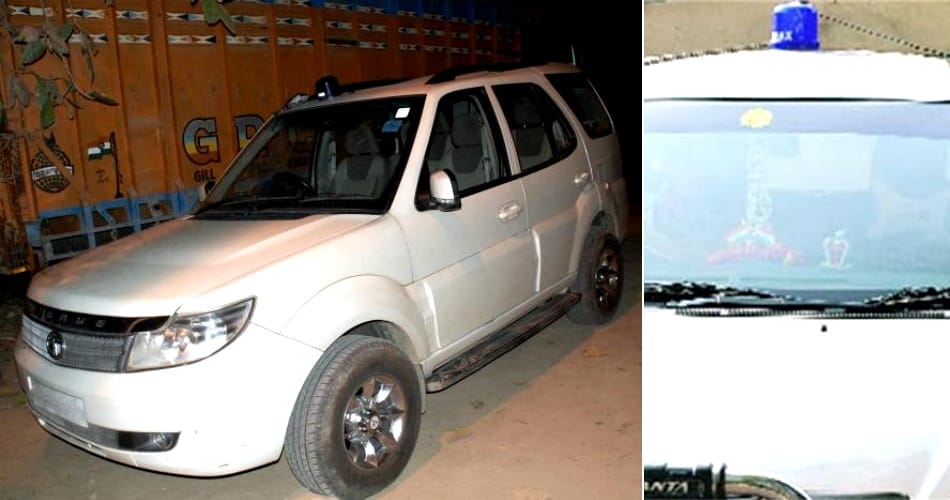 clash between police constable and nili batti car owner