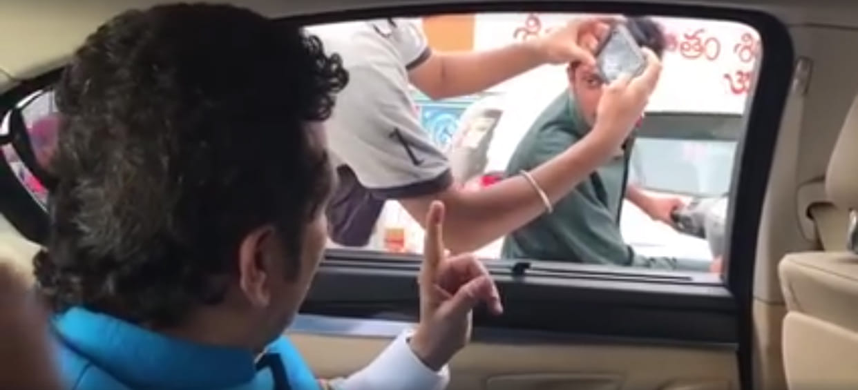 Sachin Tendulkar Asked Two Wheeler Drivers To Wear Helmet While Drving