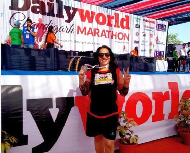 Parmar Sisters Won Pride of Finisher Award at Chandigarh.