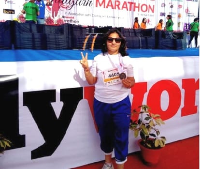 Parmar Sisters Won Pride of Finisher Award at Chandigarh.