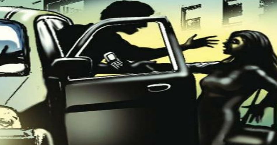 attempt to rape in moving car
